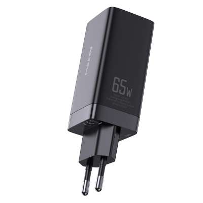 Mcdodo EU KR Usb Chargers 2C1A Gan Type-C USB-A Mini Charger With CE KC Safety Mark 65W Wall Pd Charger Super Gan 65W Charger